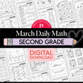 Load image into Gallery viewer, Printable Second Grade March Daily Morning Work
