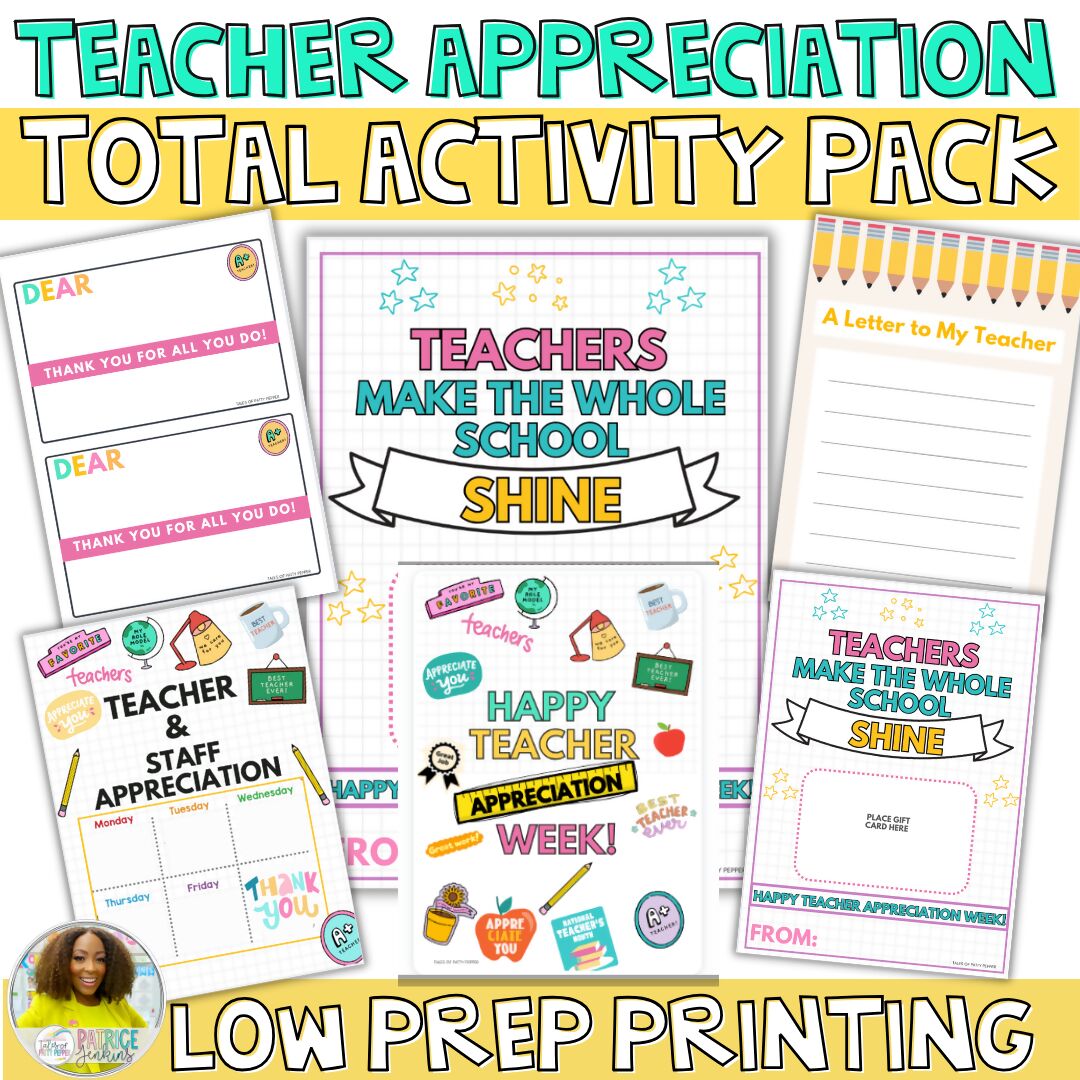 Teacher Appreciation Week: Activity Pack – Schoolgirl Style