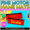 Editable Name Practice Fine Motor Name Activities Play Dough Name Mats Playdoh for Preschool & Kindergarten