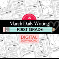 Load image into Gallery viewer, Printable First Grade March Daily Writing
