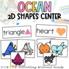 Ocean 2D Shape Math Center | Summer | 2D Shapes Activities