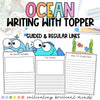 Ocean Writing Crafts | Writing Prompts & Page Topper | NO PREP | End of the Year