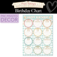 Load image into Gallery viewer, Birthday Chart | Miss Honey's Cottage Classroom
