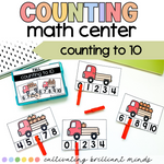 Fall Counting to 10 Math Center | Numbers to 10 | Autumn | Kindergarten, 1st