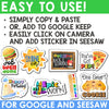 Digital Stickers Back to School Version for Google and Seesaw