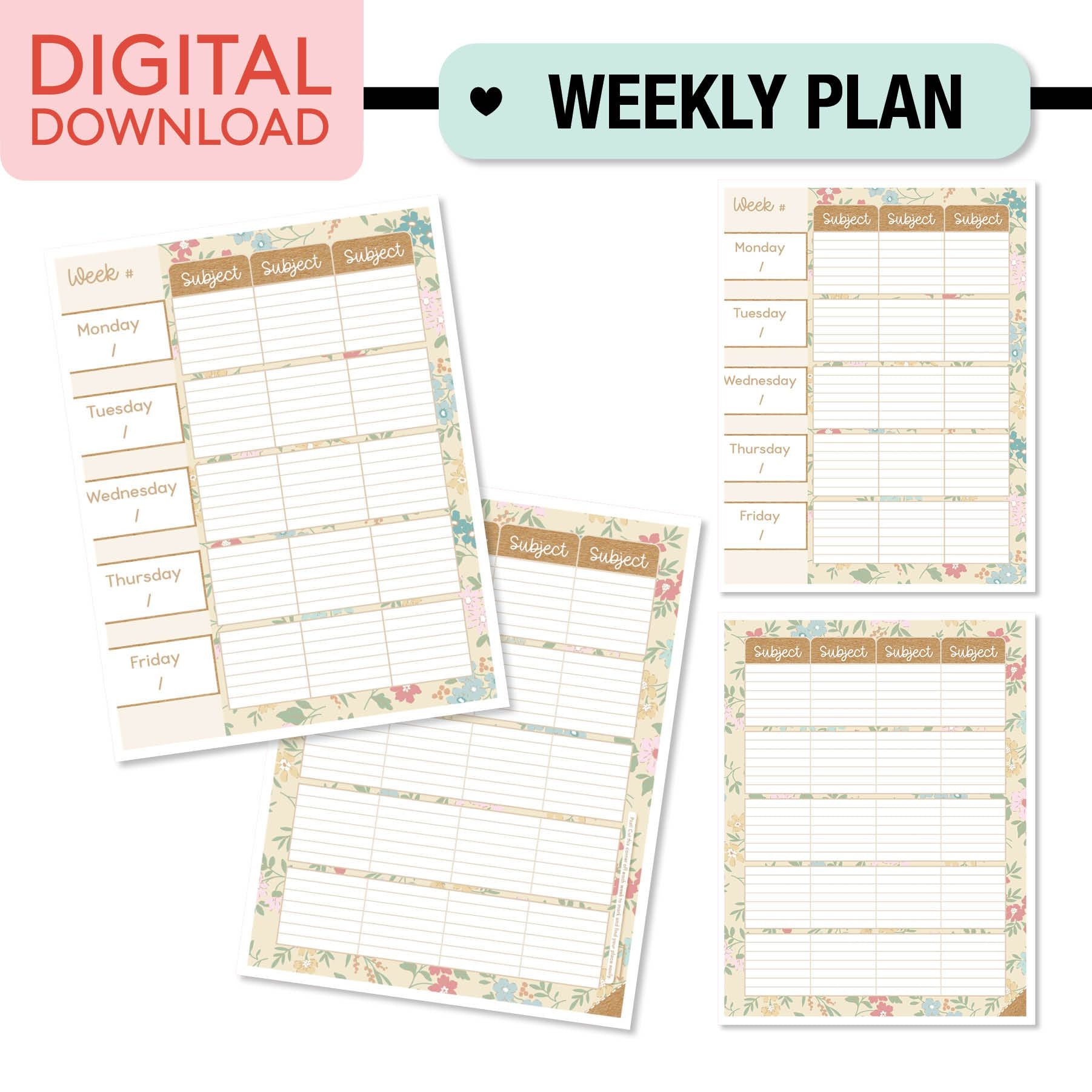 Printable Teacher Planner | Miss Honey's Cottage Classroom