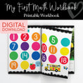 Load image into Gallery viewer, Printable My First Math Workbook
