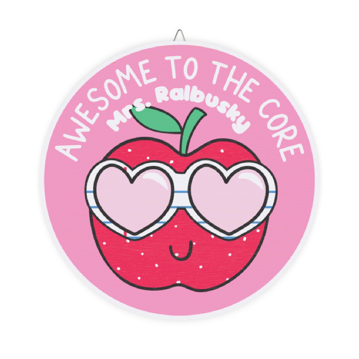 Awesome To The Core Personalized Wood Sign