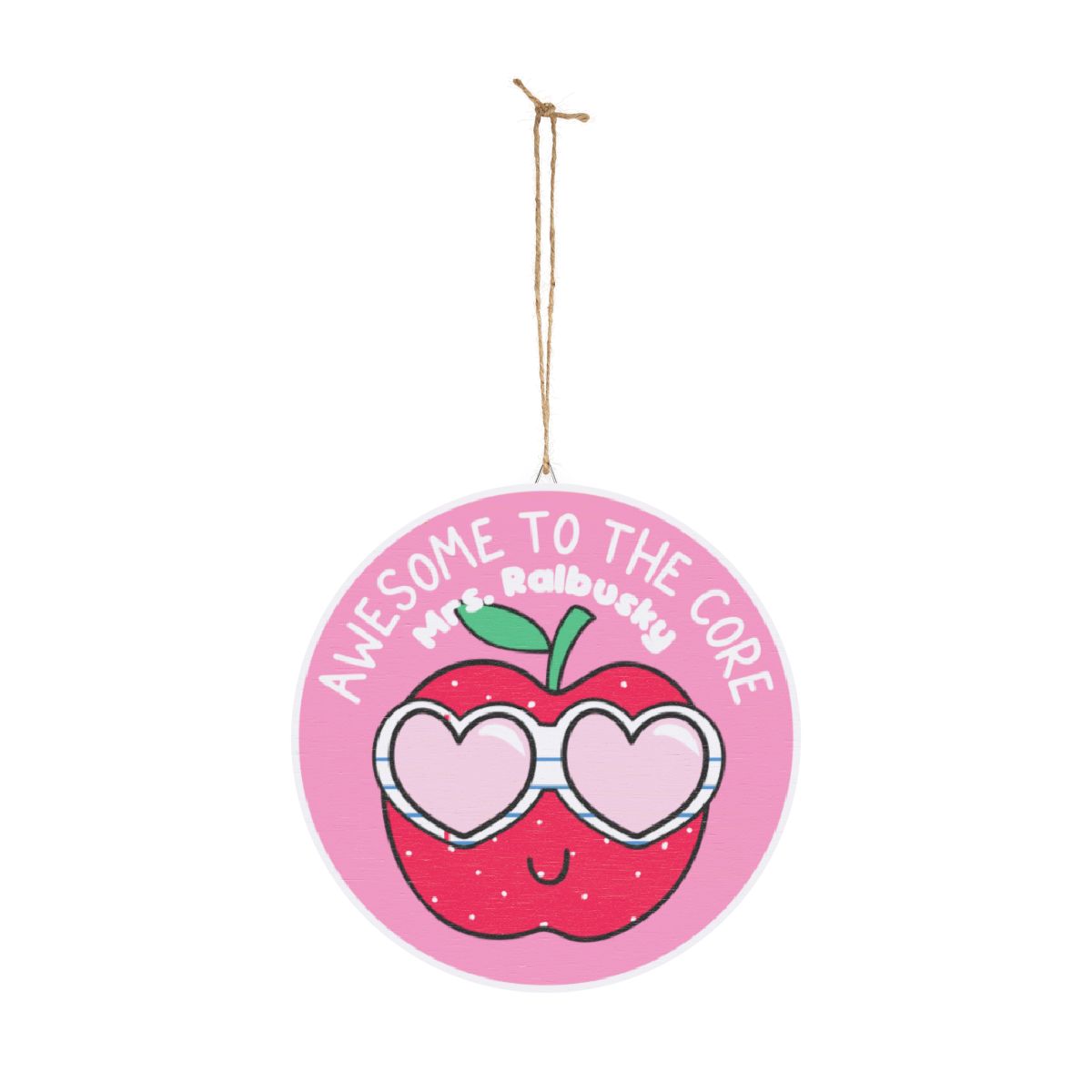 Awesome To The Core Personalized Wood Sign