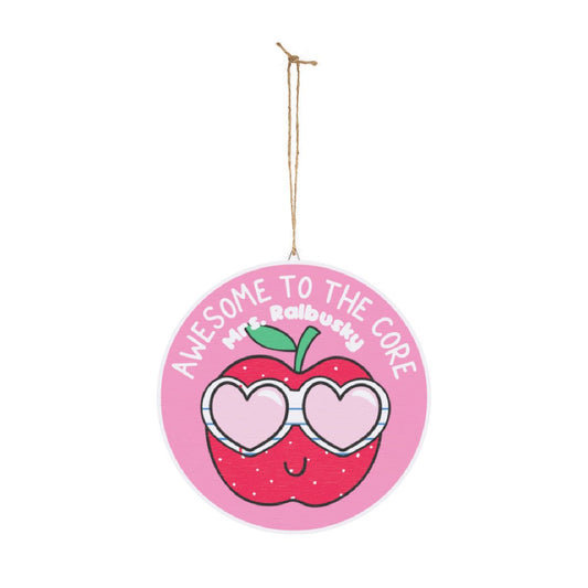 Awesome To The Core Personalized Wood Sign