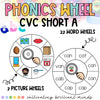 Phonics Wheel Game | CVC Short A | Phonics Activities | Science of Reading