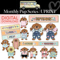 Load image into Gallery viewer, Printable Monthly Pup Series | A Year In Pastel
