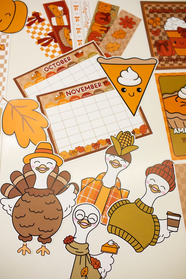 Printable Thanksgiving Classroom Decor Bundle | Pumpkin Spice and Everything Nice
