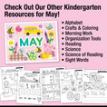 Load image into Gallery viewer, Printable Kindergarten May Daily Math
