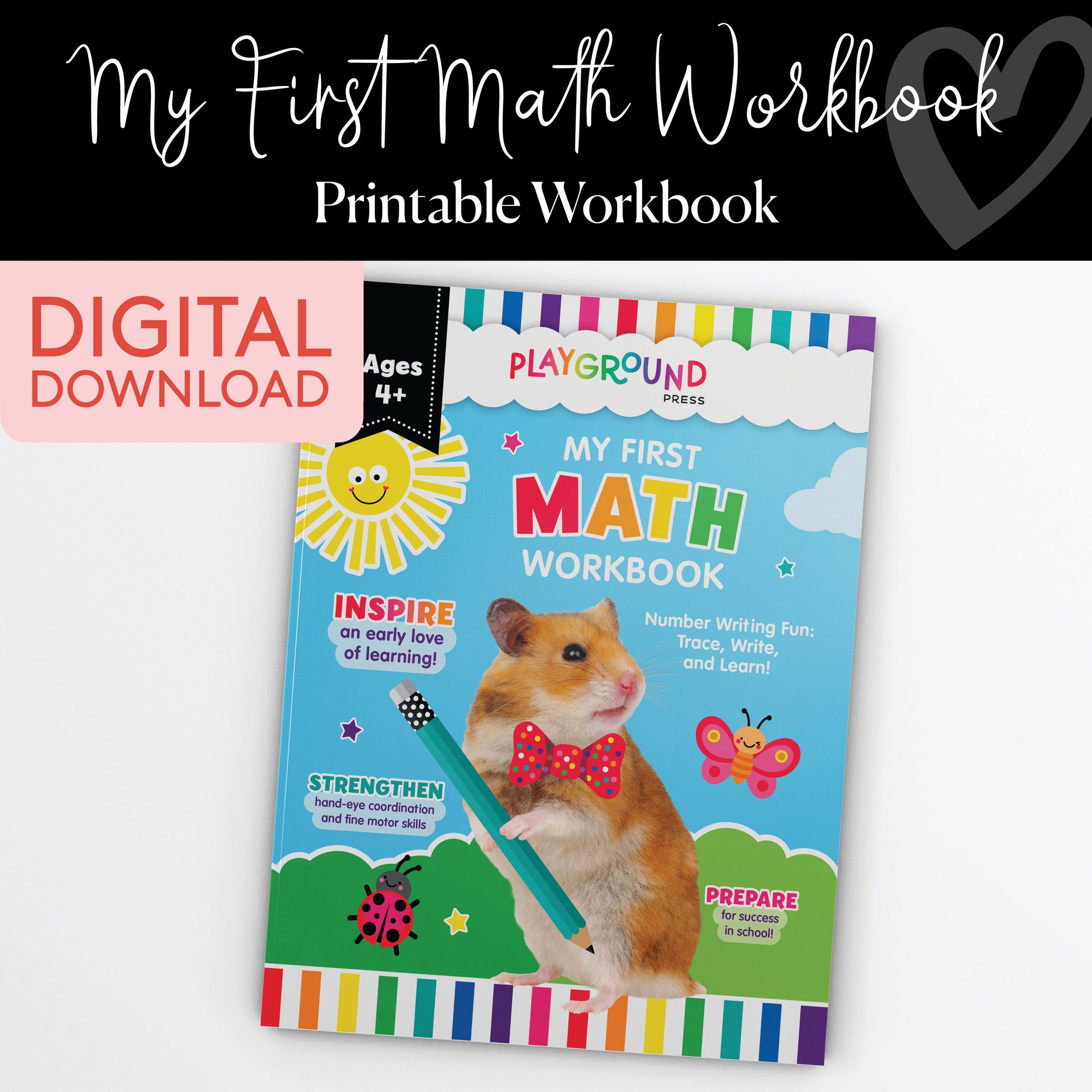 Printable My First Math Workbook