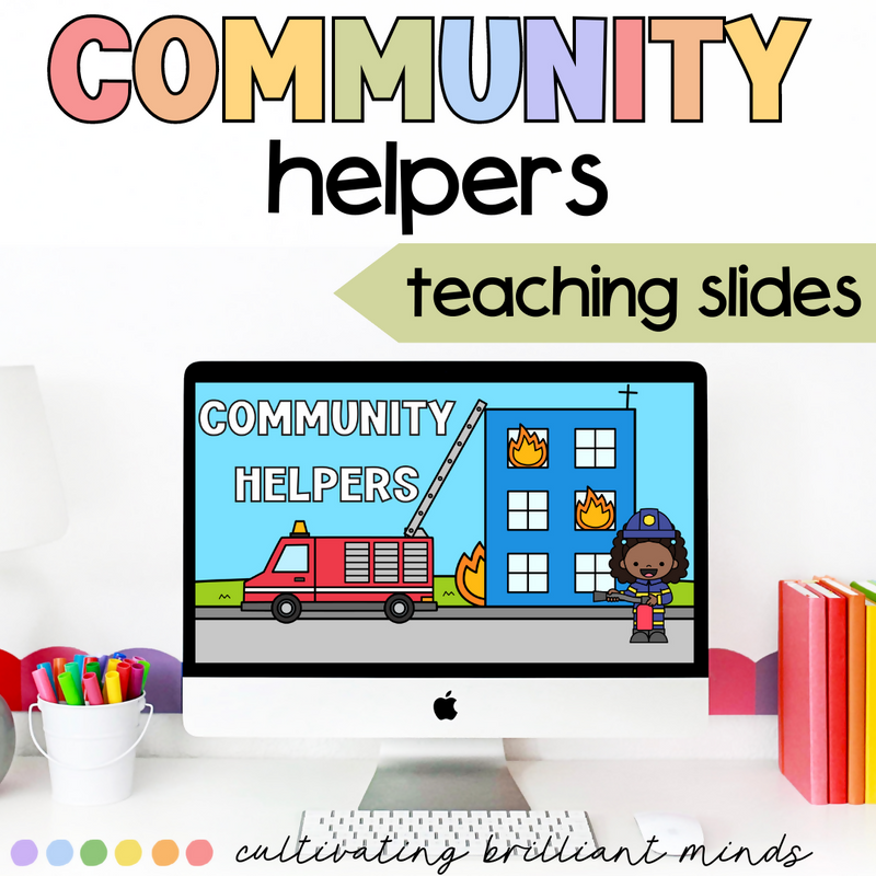 Community Helpers Digital Teaching Slides | Google Slides Activities