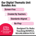 Load image into Gallery viewer, Printable Kindergarten September Thematic Unit Bundle
