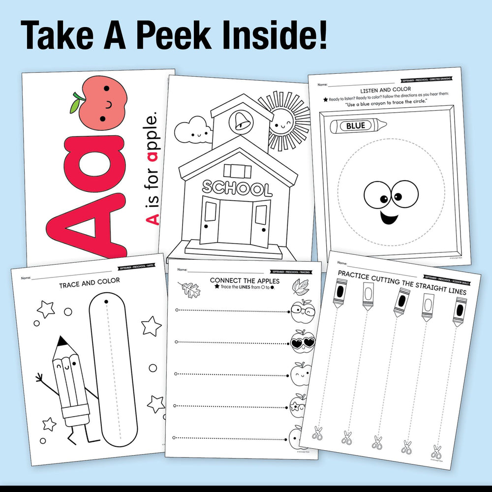 Big Book of September Preschool Thematic Unit Bundle