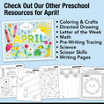 Load image into Gallery viewer, Printable Preschool April Alphabet Center
