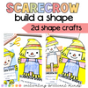 Scarecrow 2D Shape Craft | Fall | Build A Shape Craft