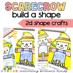 Scarecrow 2D Shape Craft | Fall | Build A Shape Craft