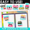 Digital Sticker Book & Digital Stickers for Google™ & Seesaw™ Distance Learning