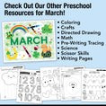 Load image into Gallery viewer, Printable Preschool March Letter of the Week (Y, Z, & Full Alphabet Review)

