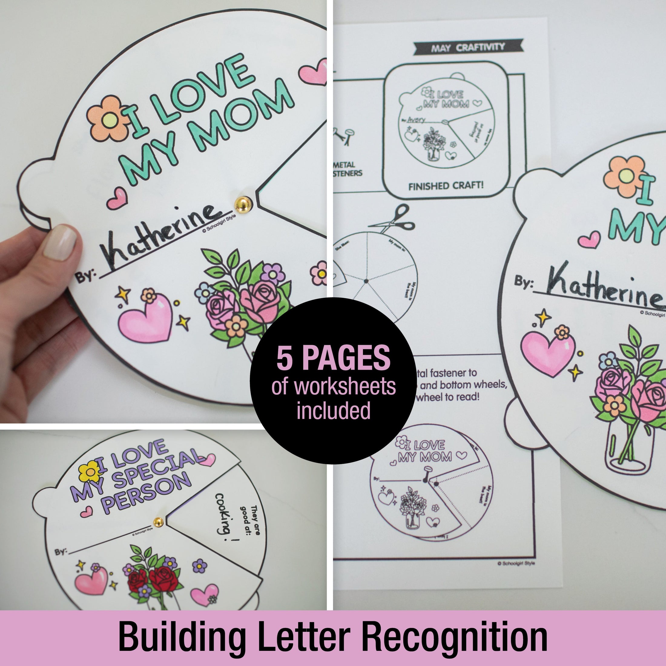 Printable May I Love My Mom Writing Craftivity