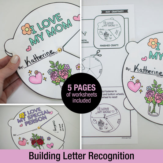 Printable May I Love My Mom Writing Craftivity