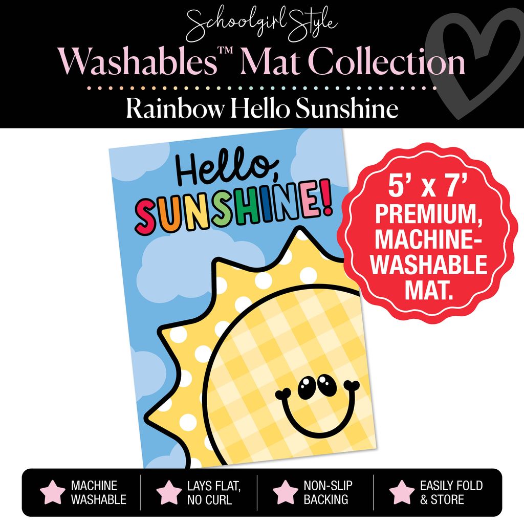 Hello Sunshine Classroom Mat by Schoolgirl Style