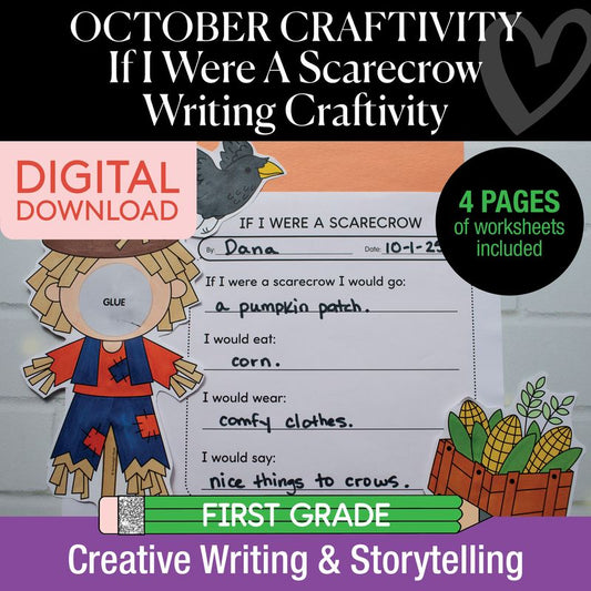 Printable If I Were a Scarecrow Craftivity