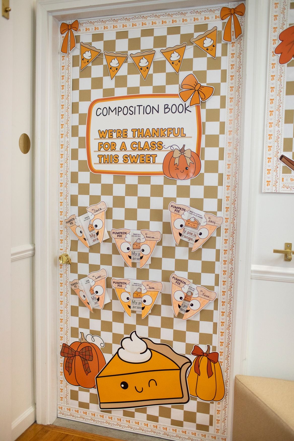 Printable Pumpkin Pie Fold Out Writing Craftivity