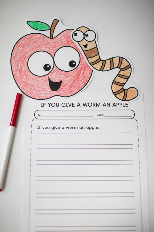 If You Give a Worm an Apple Craftivity