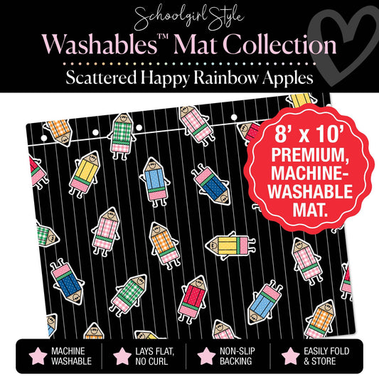Scattered Pencil Friends Classroom Mat by Schoolgirl Style