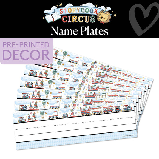 Vintage Circus Name Plates | Storybook Circus