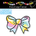 Load image into Gallery viewer, Giant Rainbow Pastel Bow Extra Large Cutout
