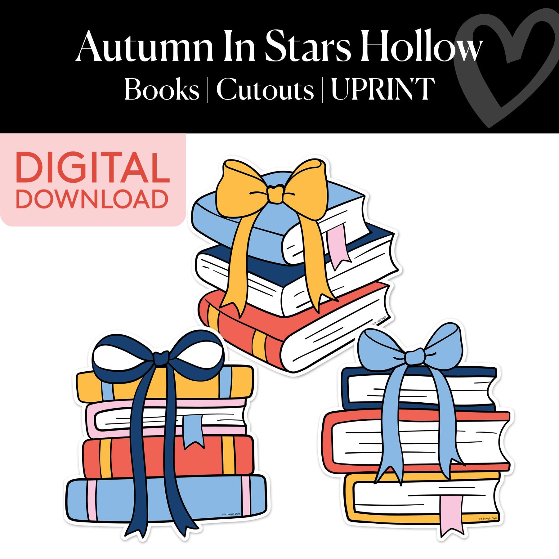 Books | Fall Cutouts | Autumn In Stars Hollow