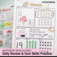 Load image into Gallery viewer, Printable Kindergarten March Daily Morning Work
