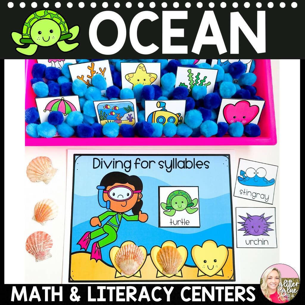 Ocean Themed Bulletin Board/Door - Differentiated Kindergarten