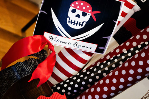 Flag Table Sign Pirate by UPRINT