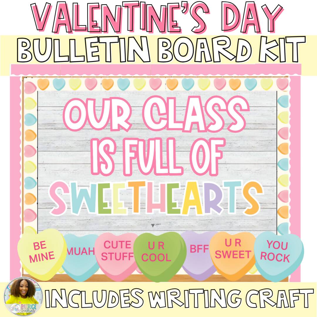 Valentine's Day: Sweetheart Bulletin Board Kit – Schoolgirl Style