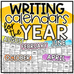 Writing Calendars for the Year by Miss West Best