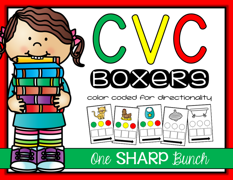 CVC Boxers Color Coded for Directionality by One Sharp Bunch