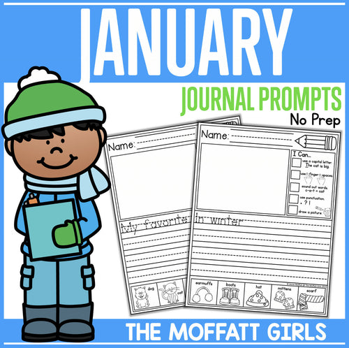 January Journal Prompts by The Moffatt Girls