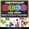 STEM Low Prep Back to School Challenges by Brooke Brown Teach Outside the Box