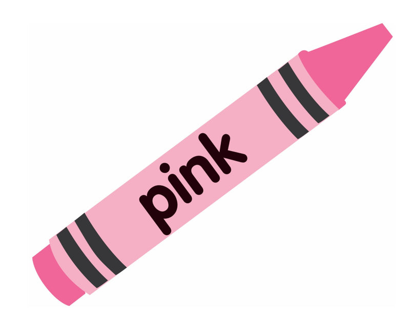 Pink Crayon Clipart