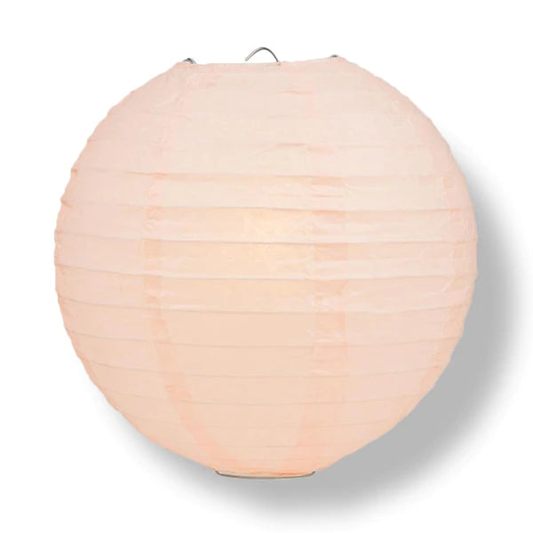 Light Pink Paper Lantern for Classroom Decor | Iced Cold Rose Lantern | Schoolgirl Style