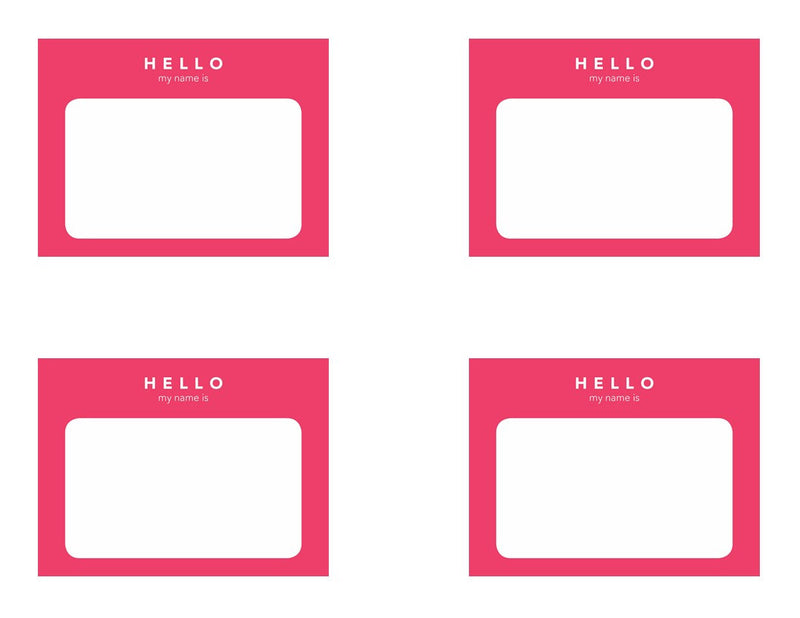 Neon Pop - 4 inch Fancy Labels and Solid Neon Labels {UPRINT}