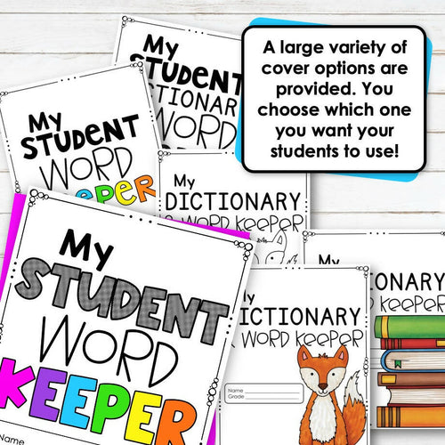 Student Dictionary | Cursive and Print | Dictionary Skills | Writing | ELA | Joey Udovich