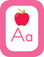 Alphabet Cards with Images Bulletin Board | Just Teach | Schoolgirl Style | UPRINT